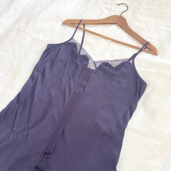 Calvin Klein Flirty Chemise Purple Slip Nighty - Picture 4 of 10